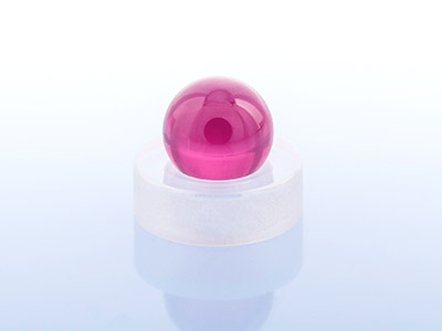 Image: Sapphire ring jewel with ruby ball